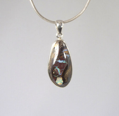 Unikat Anhänger Boulder-Opal free