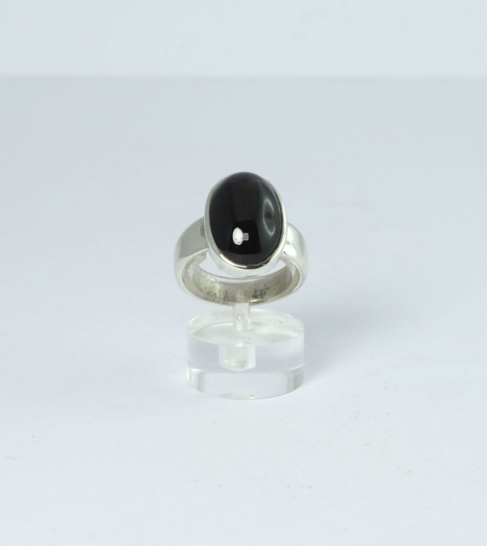 Unikat Ring Stern-Diopsid Oval 18x12 mm