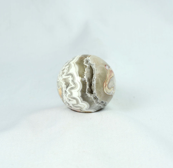 Unikat Achat Kugel "Lace-Achat" 40 mm