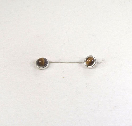 Halskette Mit Tigerauge Perlen & Anhänger - 8mm Perlen, 25x35mm Tropfen, 18 Zoll, Handgefertigt