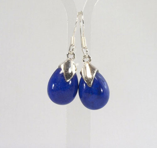 Ohrhänger Lapislazuli Tropfen