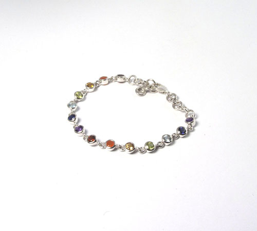JaipurJewels Facettiertes Karneol Perlen Armband – 8 Zoll, 475 Karat, Natürlich, Rund