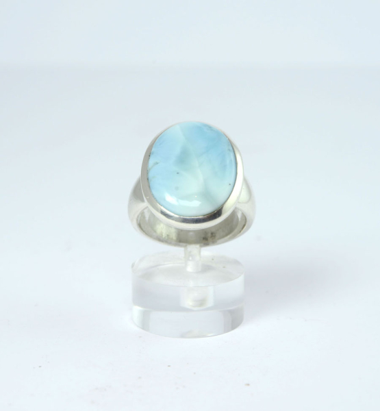 Unikat Ring Larimar Oval 20x15 mm