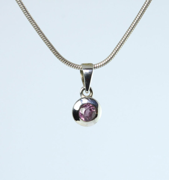 Unikat Anhänger Spinell Rosa Oval