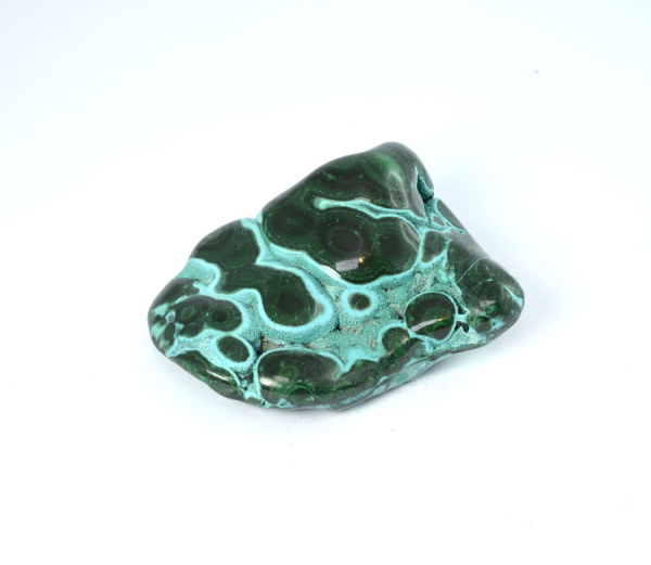 Unikat Chrysokoll-Malachit Handschmeichler