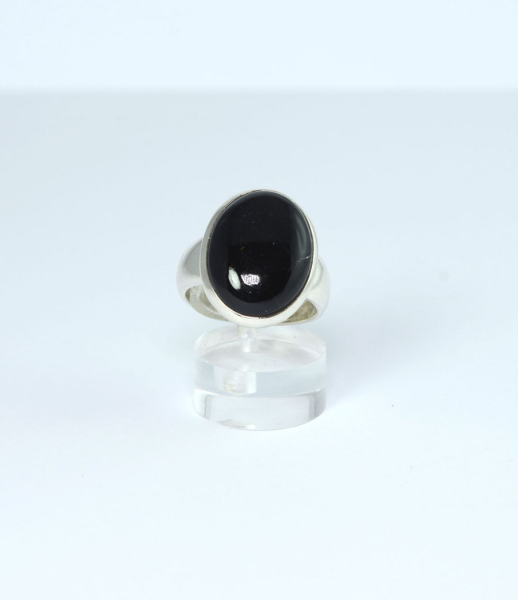 Unikat Ring Turmalin Schörl Oval 19x15 mm