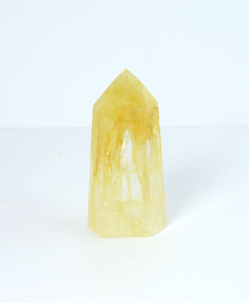 Unikat Limonit-Quarz Spitze "Golden Healer" 
