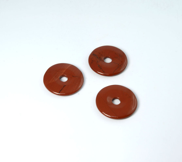 Roter Jaspis Donut 40 mm