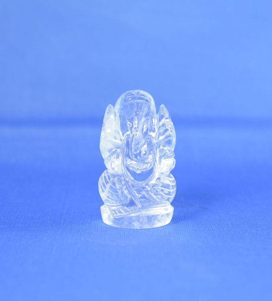 Unikat Bergkristall Ganesha Mini
