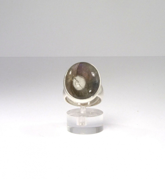Unikat Ring Labradorit Violett Oval