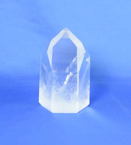 Unikat Bergkristall-Spitze Poliert Dow