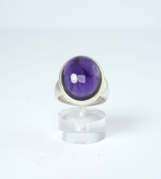 Unikat Ring Amethyst Oval 19x16 mm