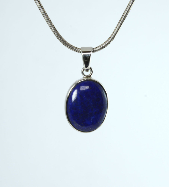 Anhänger Lapislazuli Oval 20x15 mm