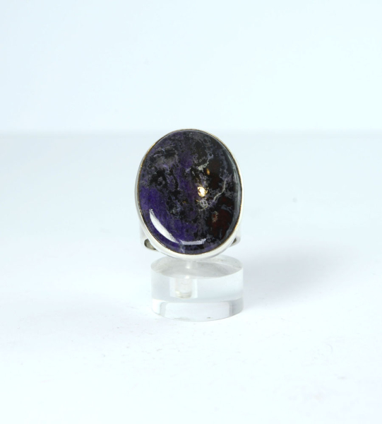Unikat Ring Sugilith Oval 29x20 mm