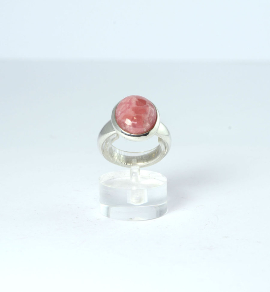 Ring Rhodochrosit Oval 14x12 mm