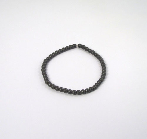 Hämatit Armband Kugel 6 mm Matt