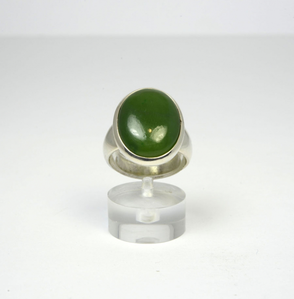 Unikat Ring Nephrit Jade Oval