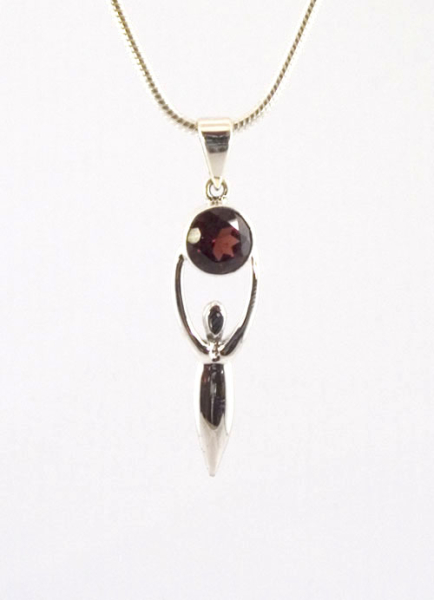 Anhänger Granat-Göttin Klein