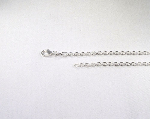 Ankerkette Silber 3 mm 50 cm