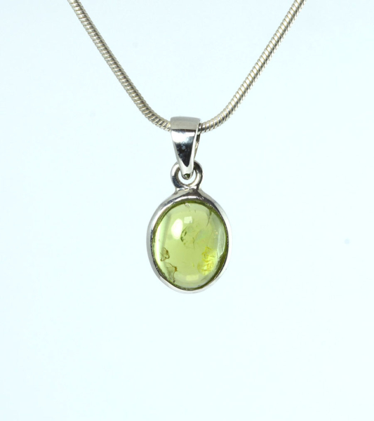 Unikat Anhänger Peridot Oval